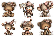 Whimsical New Year Animal Clipart, an Illustration by Craft Nest (Thumbnail 6 of 8)