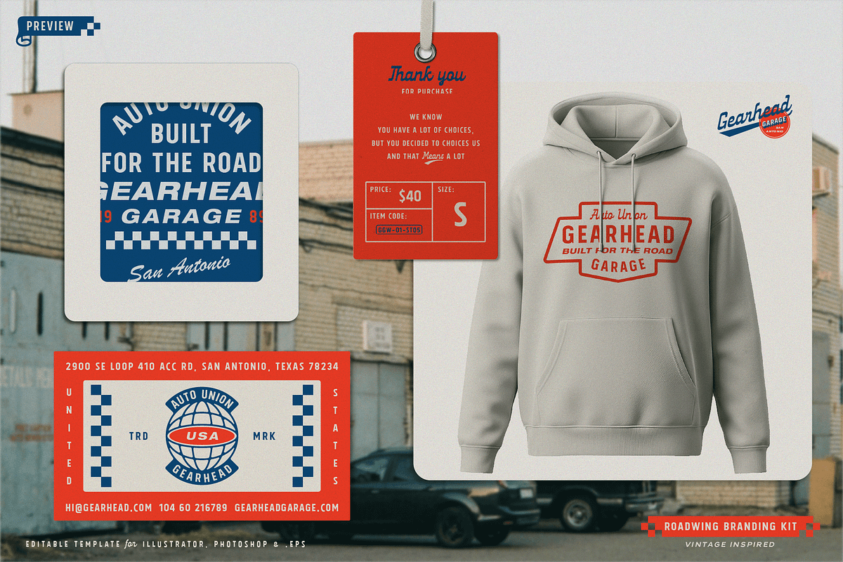 Roadwing Branding Kit, a Branding & Logo Template by Refolve Design (Photo 11 of 25)