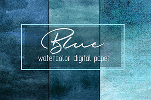 Watercolor Digital Papers Bundle