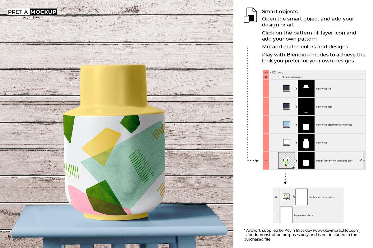 Ceramic Vase, a Household Mockup by Pret-a-Mockup (Photo 7 of 9)