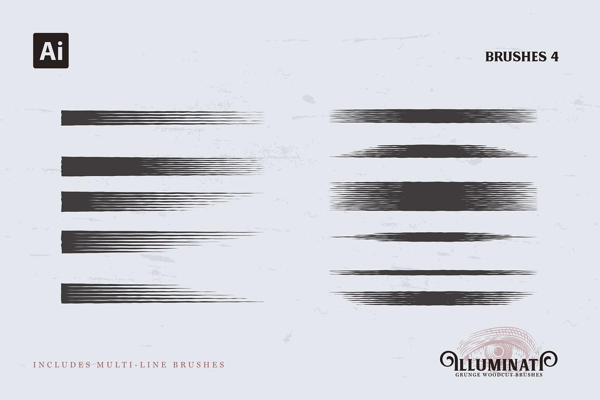 Illuminati Vintage Woodcut Brushes, a Brush Add-On by AndrewPixel (Photo 6 of 7)