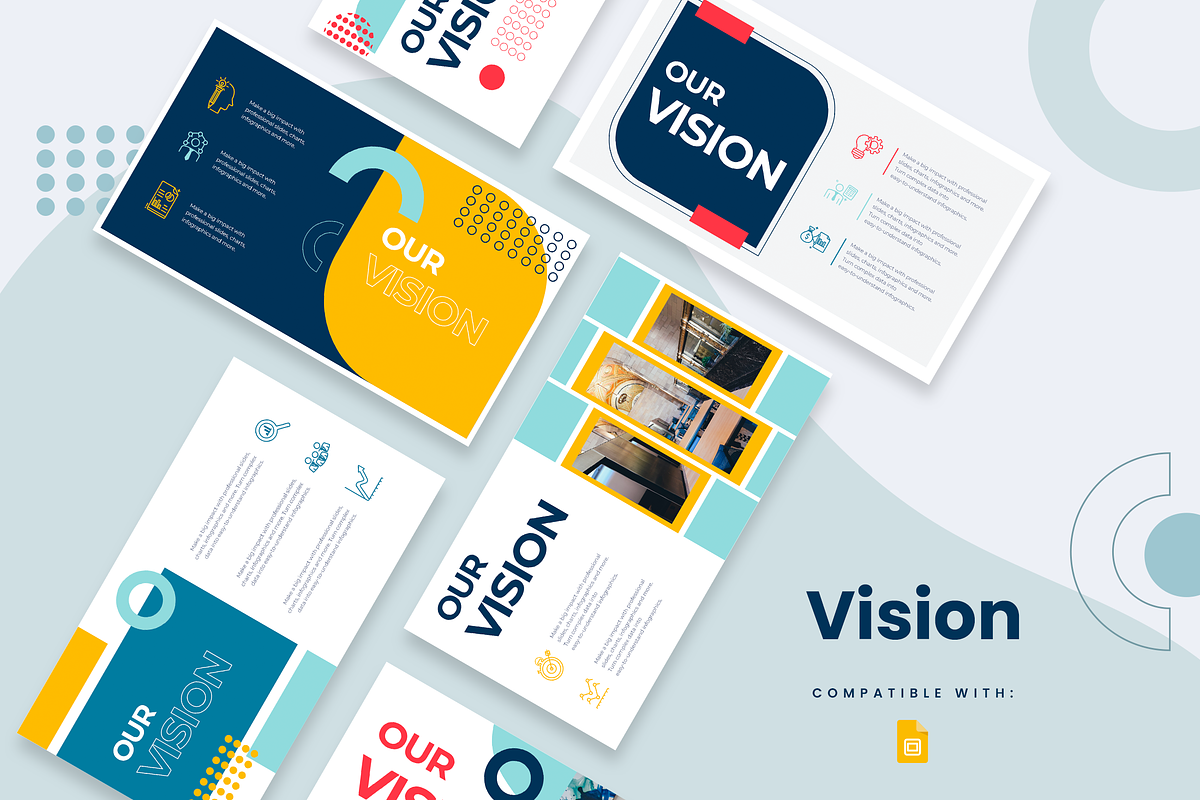 Vision Google Slides Templates, a Presentation Template by Slidesmash (Photo 1 of 4)
