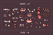 Monster Creator - AI/EPS/PNG, a Graphic by Mallinka (Thumbnail 5 of 11)