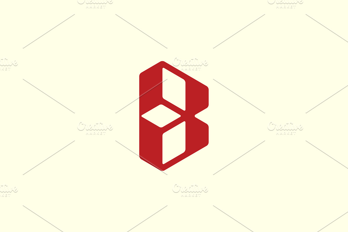 Letter B box logo design, a Branding & Logo Template by Amadul11 (Photo 1 of 4)