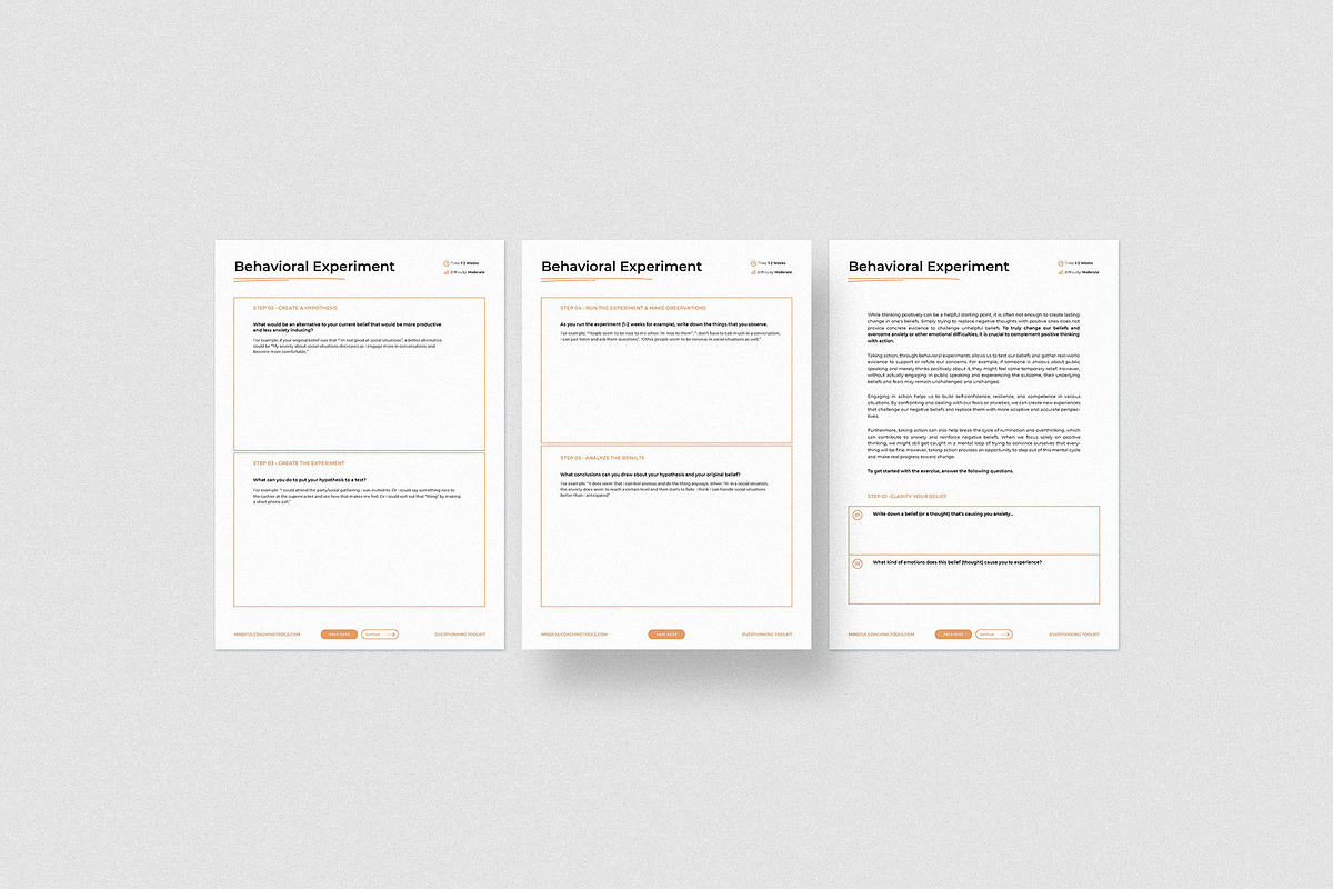 Overthinking and Anxiety Toolkit, a Templates & Theme by AndrewPixel (Photo 14 of 17)