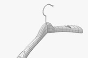 Wooden Clothes Hanger, an Object 3D Model by 3D_PikNik (Thumbnail 9 of 19)