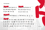 Tanako Gaichi - Japanese Korean Font, a Handwritten Font by Pandeka Studio (Thumbnail 9 of 9)