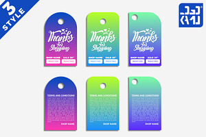 Colorful Hang Tag