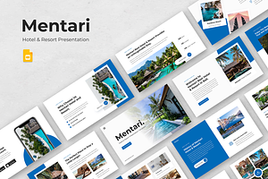 Mentari Hotel & Resort Google Slide, a Presentation Template by Biwarastudio