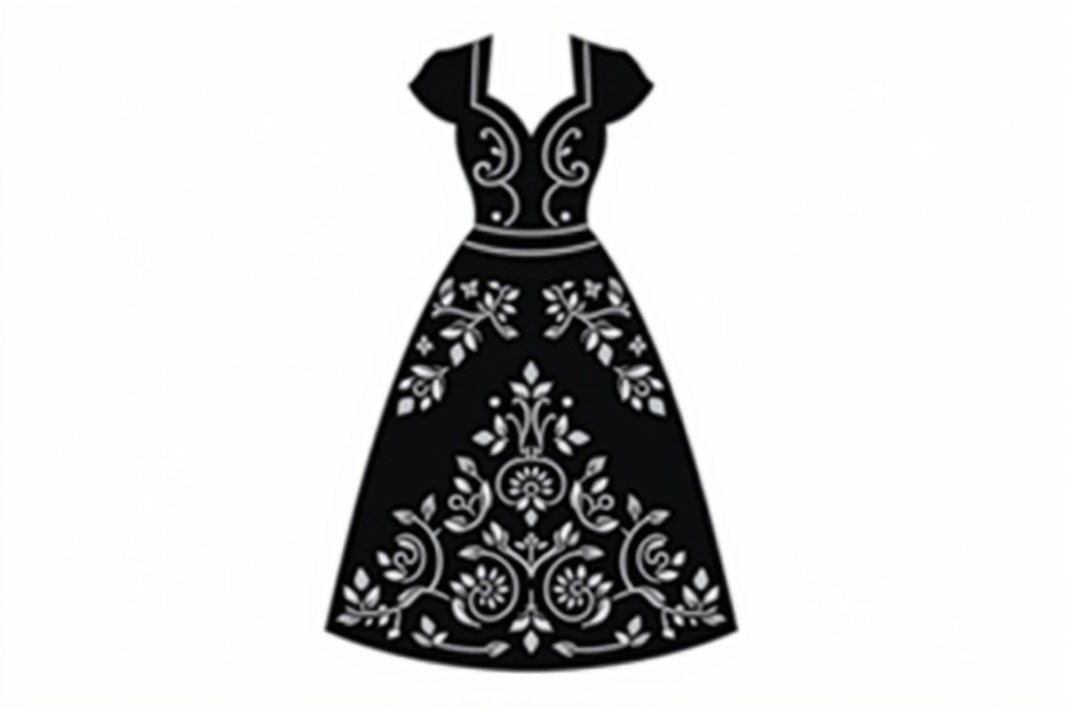 Luxury Dress Clipart Set, an Illustration by hafijul (Photo 15 of 21)