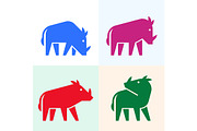 Warthog Logo, a Graphic by NataliiaVolyk (Thumbnail 4 of 6)