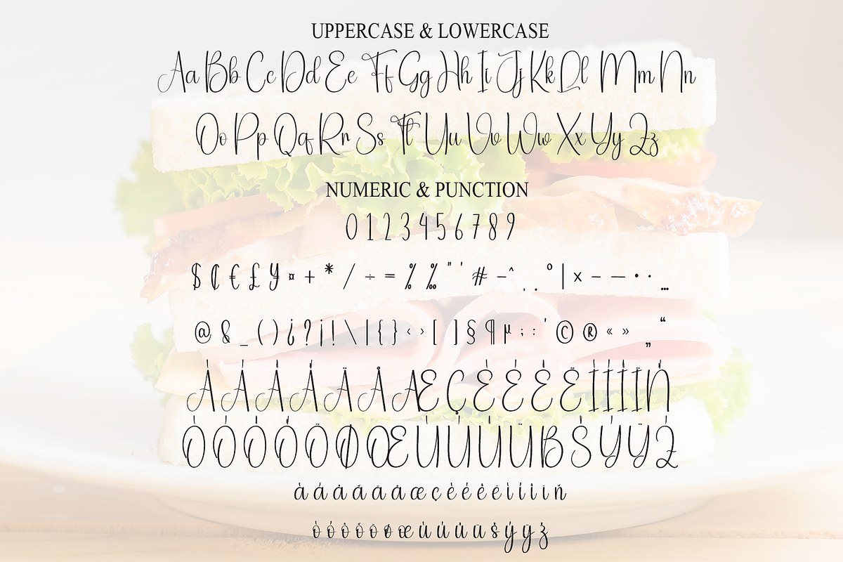Sandwich | Script Font, a Handwritten Font by Scratchones (Photo 7 of 9)