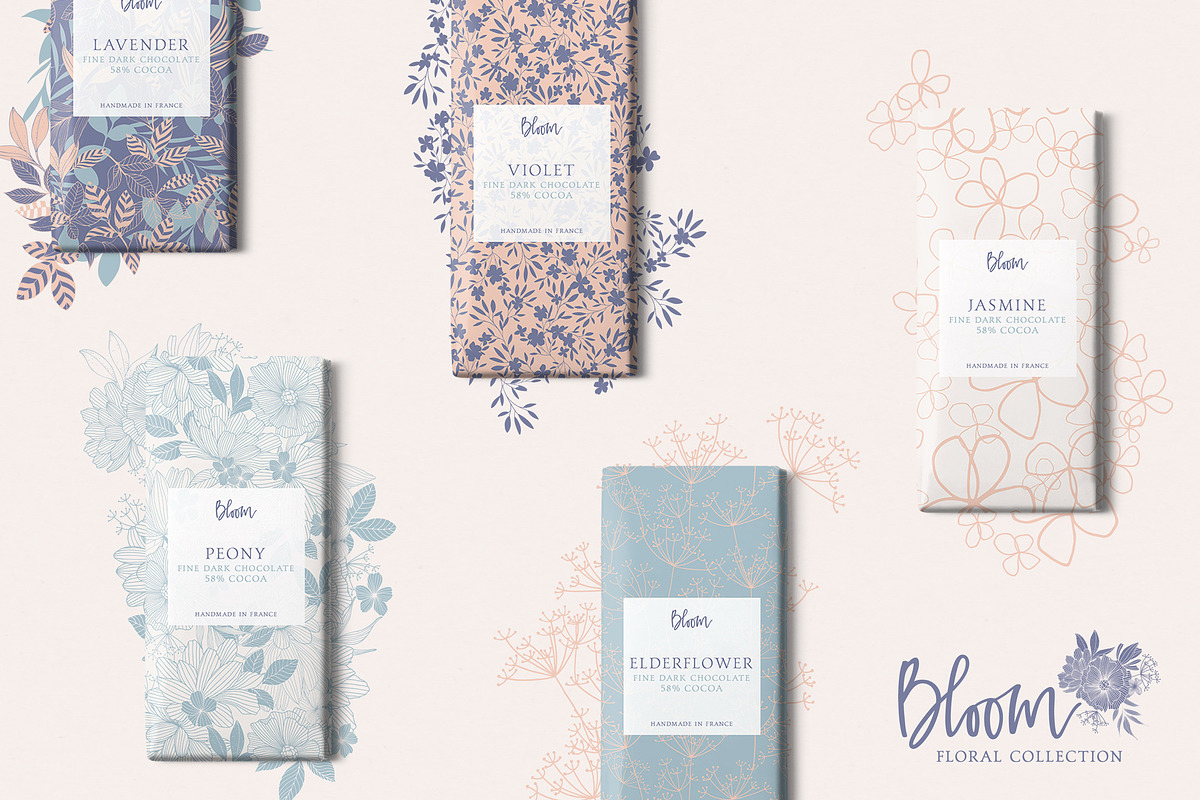 Bloom Floral Pattern Collection, a Pattern Graphic by The Paper Town (Photo 3 of 10)
