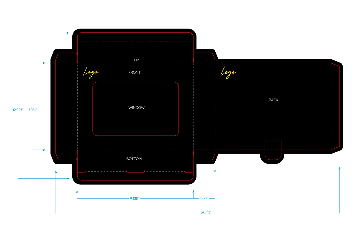 Window Box Mockup + Template, a Packaging Mockup by Korner (Photo 10 of 12)