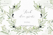Green Bundle. vol.2. Watercolor, a Decorative Illustration by LABFcreations (Thumbnail 13 of 14)
