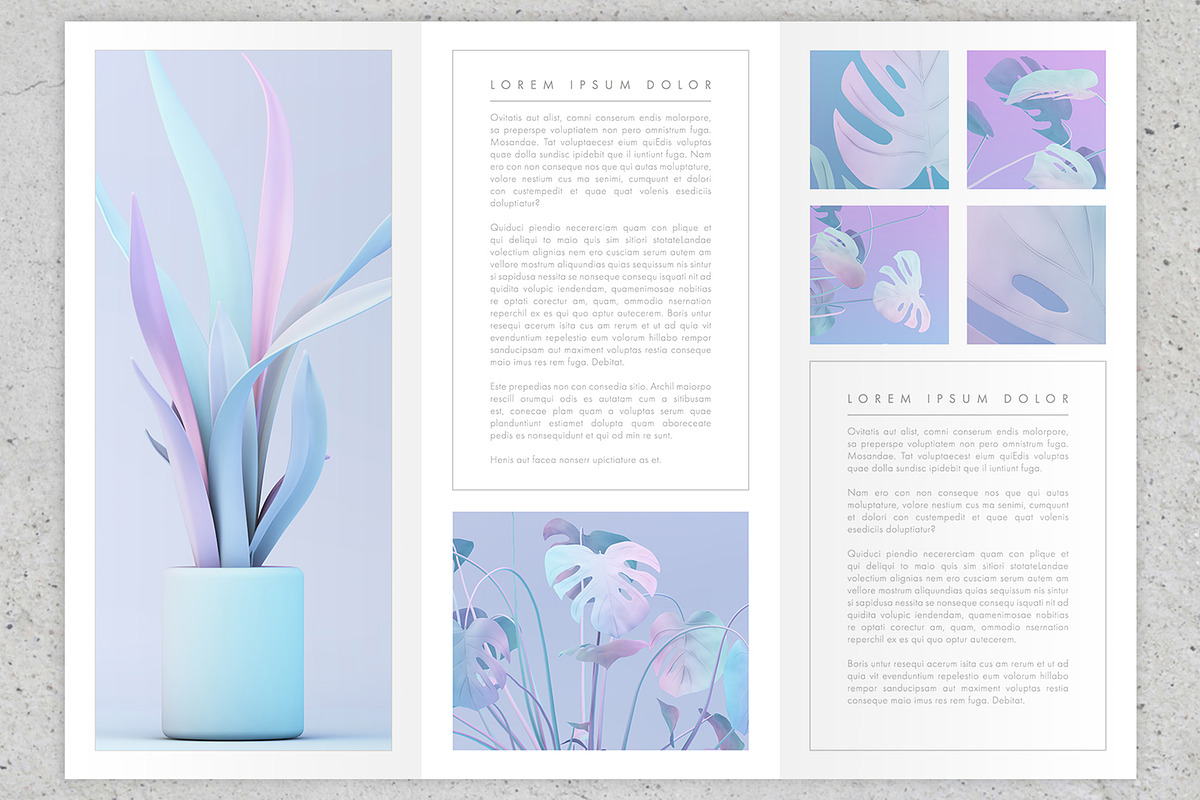 MARLENE: Minimal Trifold Layout, a Brochure Template by McLittle Stock (Photo 3 of 3)
