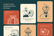 Persian Art Drawing Set, an Outline Icon by Vectors Market (Thumbnail 4 of 8)