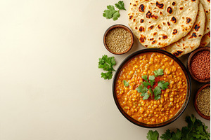 Plant-Based Lentil Curry Bowl with, a Food & Drink Photo by Rodica Ciorba