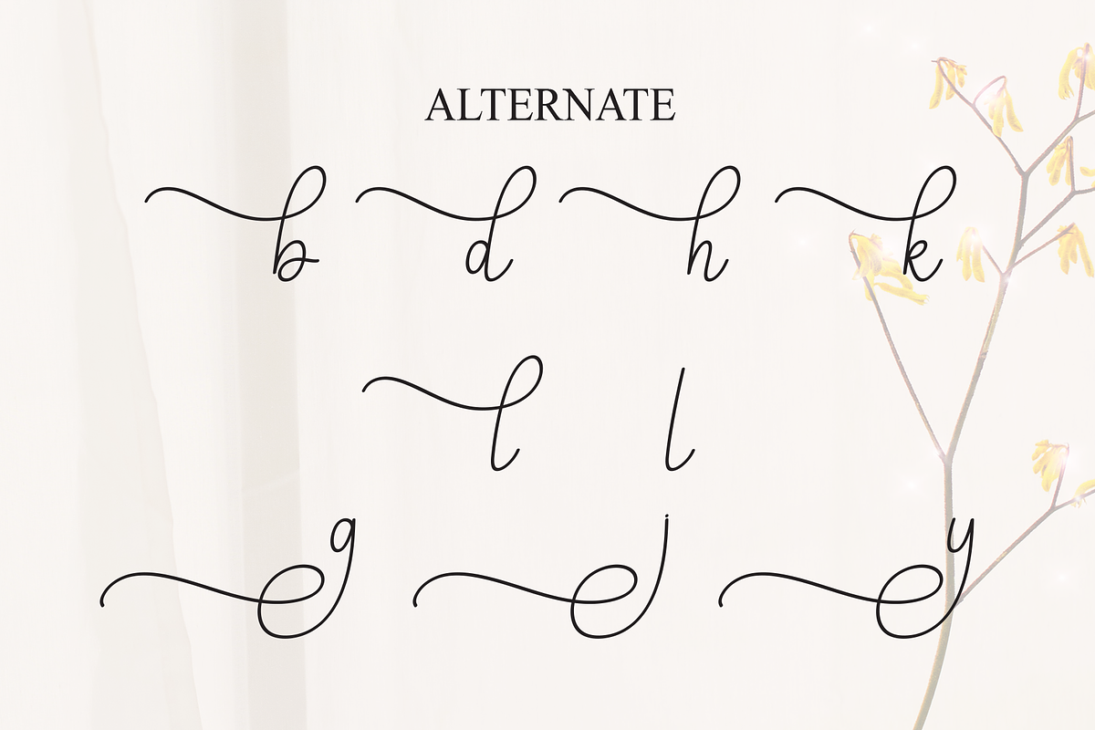Yesterday | Script Font, a Handwritten Font by Scratchones (Photo 8 of 9)