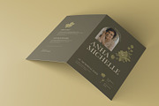 Green Floral Funeral Program, a Brochure Template by Neermana (Thumbnail 2 of 4)