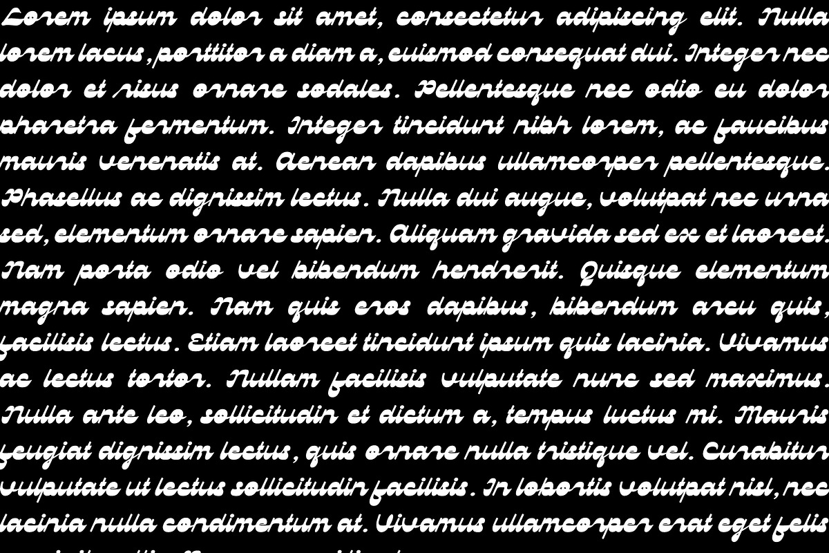 Dulblak script - a reverse contast, a Script Font by Brainware Graphic (Photo 4 of 9)