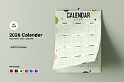 Minimal Geometric Wall Calendar 2026, a Stationery Template by Spark_Creative (Thumbnail 1 of 5)