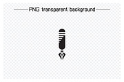 Pen and Writing Tools Icons, a Solid Icon by Designfour (Thumbnail 4 of 7)