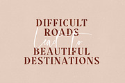 Gravity Wanders - Stylish Bold Serif, a Serif Font by Sarid Ezra (Thumbnail 11 of 12)