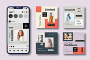 Modern Fashion Social Media Template, a Social Media Template by MightyDesign (Thumbnail 2 of 8)