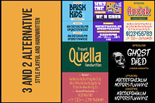 Bundle Font Playful and Hanwritten