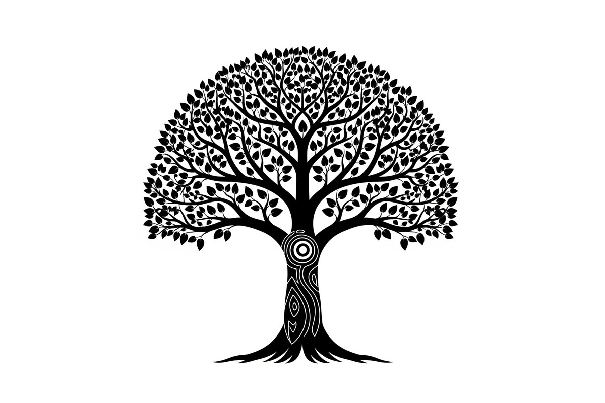 Sacred Tree of Life Vector Bundle, an Illustration by Designs_River (Photo 5 of 51)