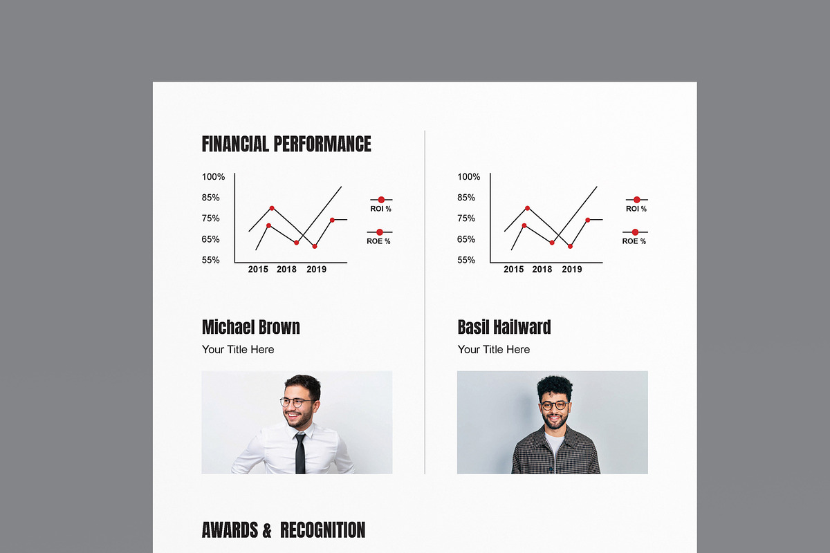 Business Company Fact Sheet Template, a Stationery Template by MightyDesign (Photo 4 of 8)