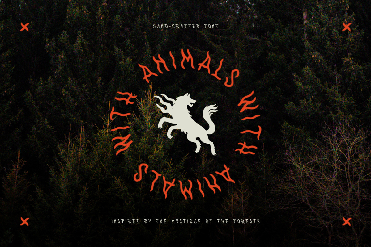 WithAnimals Font, a Handwritten Font by Towards The North (Photo 1 of 8)
