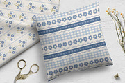Cottage Dreams patterns, frames, bow, a Pattern Graphic by Cozy pattern shop (Thumbnail 6 of 12)
