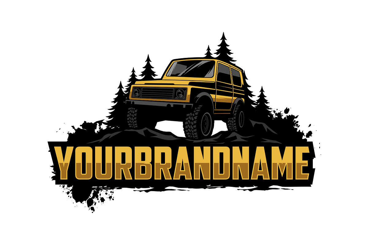 Offroad logo template, an Object Graphic by TFamz (Photo 3 of 3)