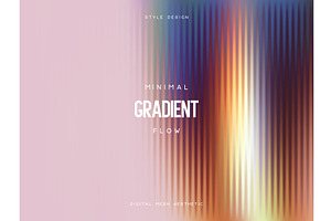 3d glassmorphism gradient with, an Illustration by Liudmyla Matviiets