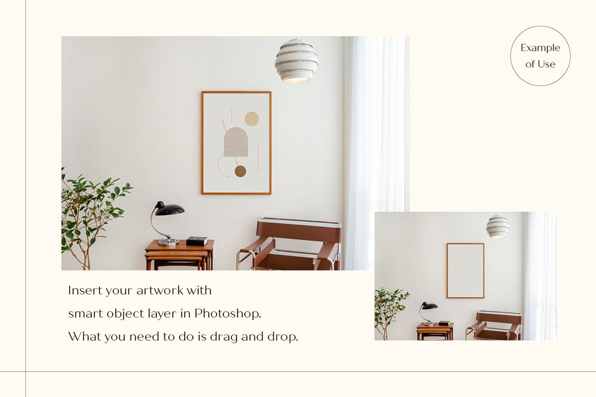 Photo Frame Mockups, a Print Template by LOPEstudio (Photo 5 of 8)