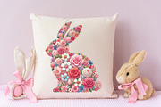 Floral Animals Clipart, Spring Clipa, an Illustration by RobertsArt (Thumbnail 6 of 7)