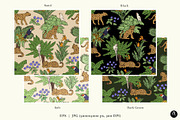Jungle Wildlife Seamless Patterns, a Pattern Graphic by Rose Design (Thumbnail 3 of 9)