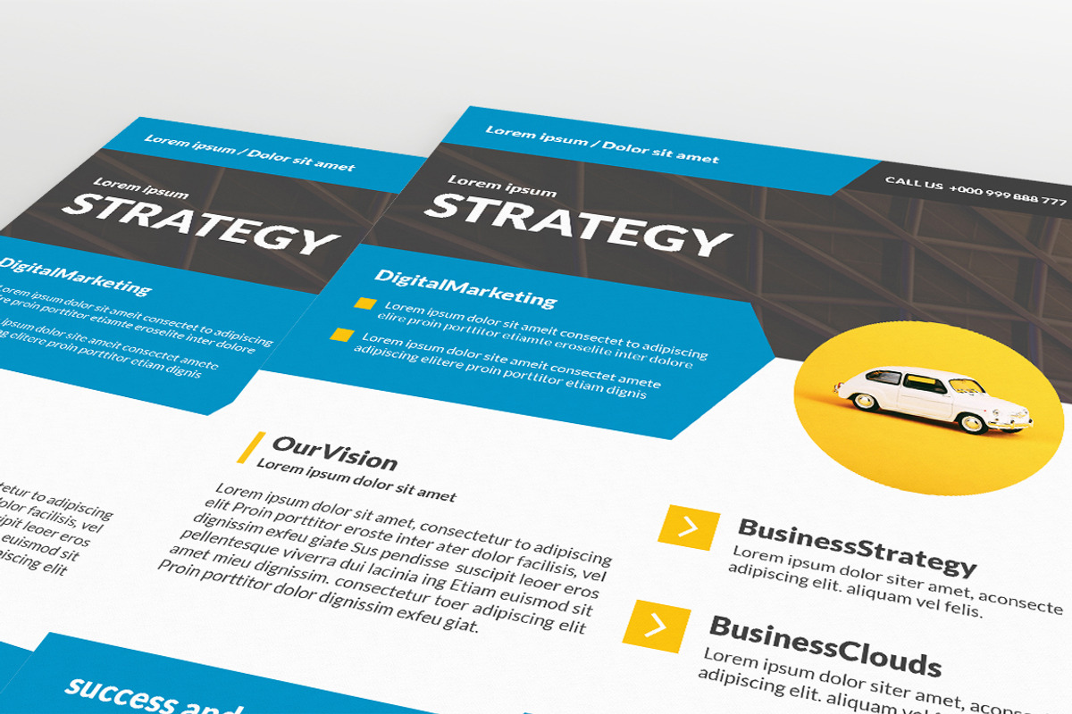 Creative Corporate Flyer V60, a Flyer Template by KHIDD (Photo 2 of 2)