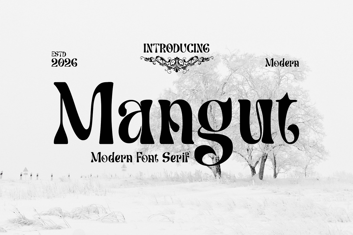 Mangut, a Serif Font by Canden Meutuah (Photo 1 of 6)