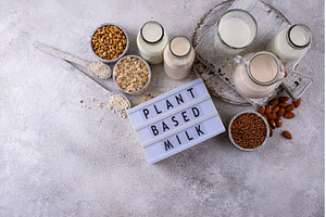 Plant based vegan non dairy, a Food & Drink Photo by Yulia Furman
