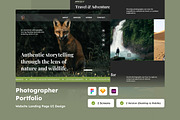 Photography Portfolio Landing Page, a Landing Page Template by twinstd (Thumbnail 1 of 5)