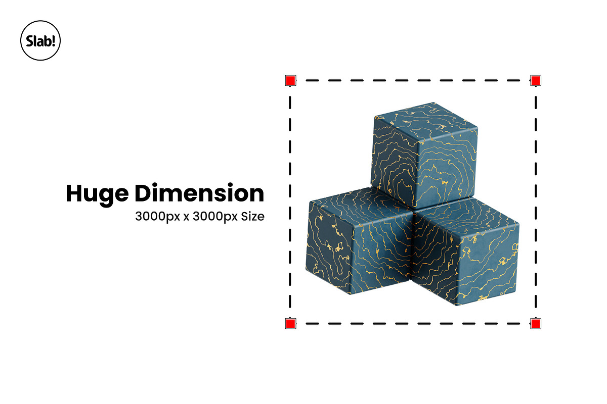 Dark Marble Abstract Shapes 3D Icon, an Object 3D Model by SLAB! Design (Photo 2 of 4)