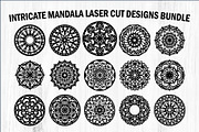 Intricate Mandala Laser Cut Designs, an Object Graphic by balal (Thumbnail 1 of 16)