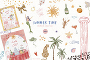 Summer Time - Whimsical Collection, a Decorative Illustration by Les Frolova (Thumbnail 1 of 12)