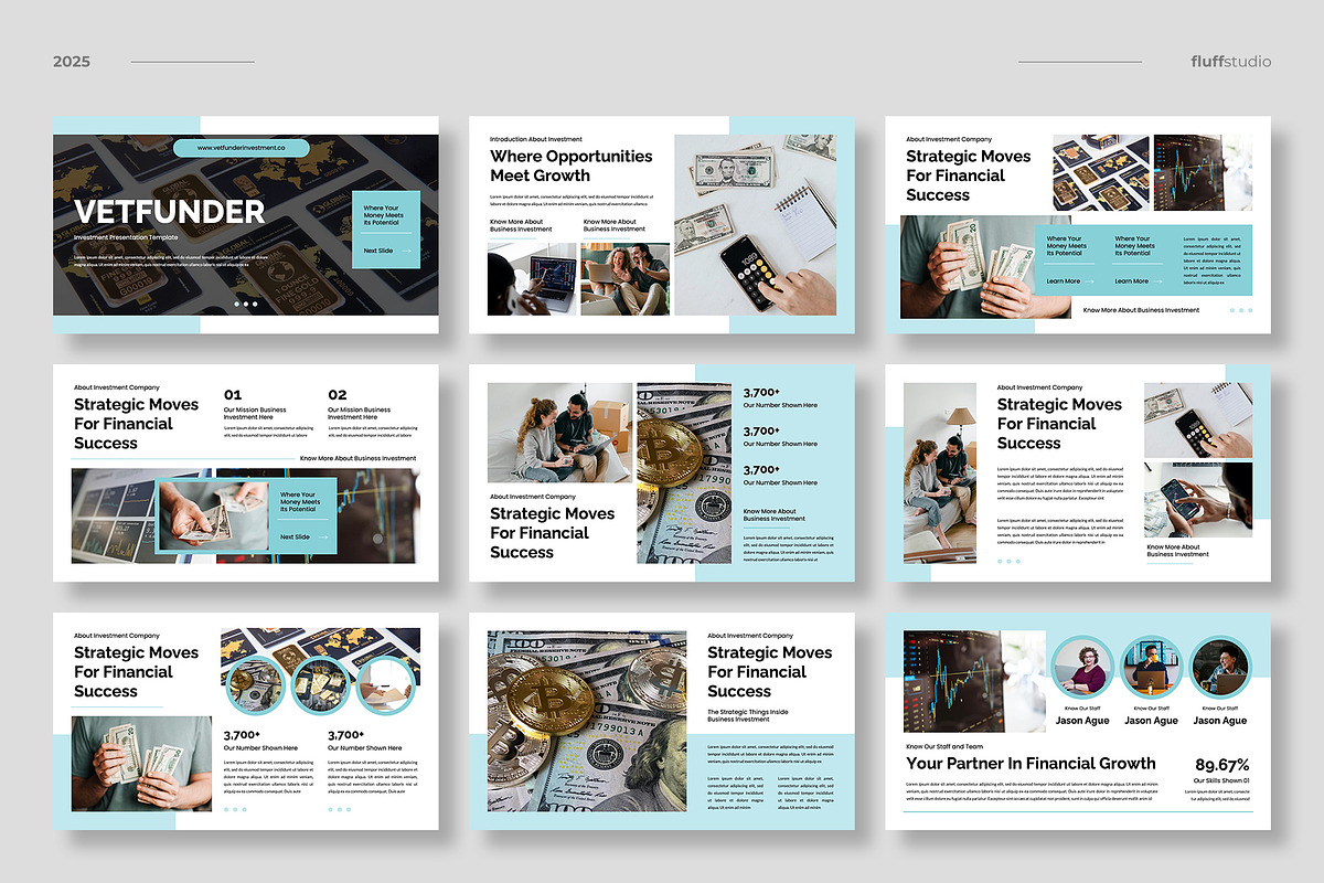 Investment & Financial Powerpoint preview 2
