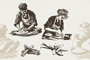 280 Vintage Bakery Illustrations, a Food Illustration by Nocturnal Wolf (Thumbnail 3 of 15)