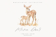 Mama Deer, an Animal Illustration by PeDe Designs (Thumbnail 12 of 18)