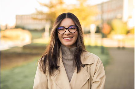 Cheerful LGBT female student wearing, a Person Photo by AD Stock Images